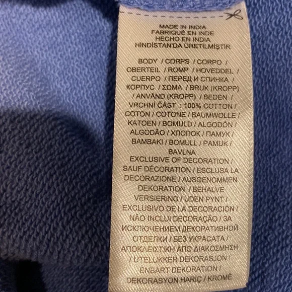 Ralph Lauren Dip Dye French Terry Hoodie M - Picture 9 of 10